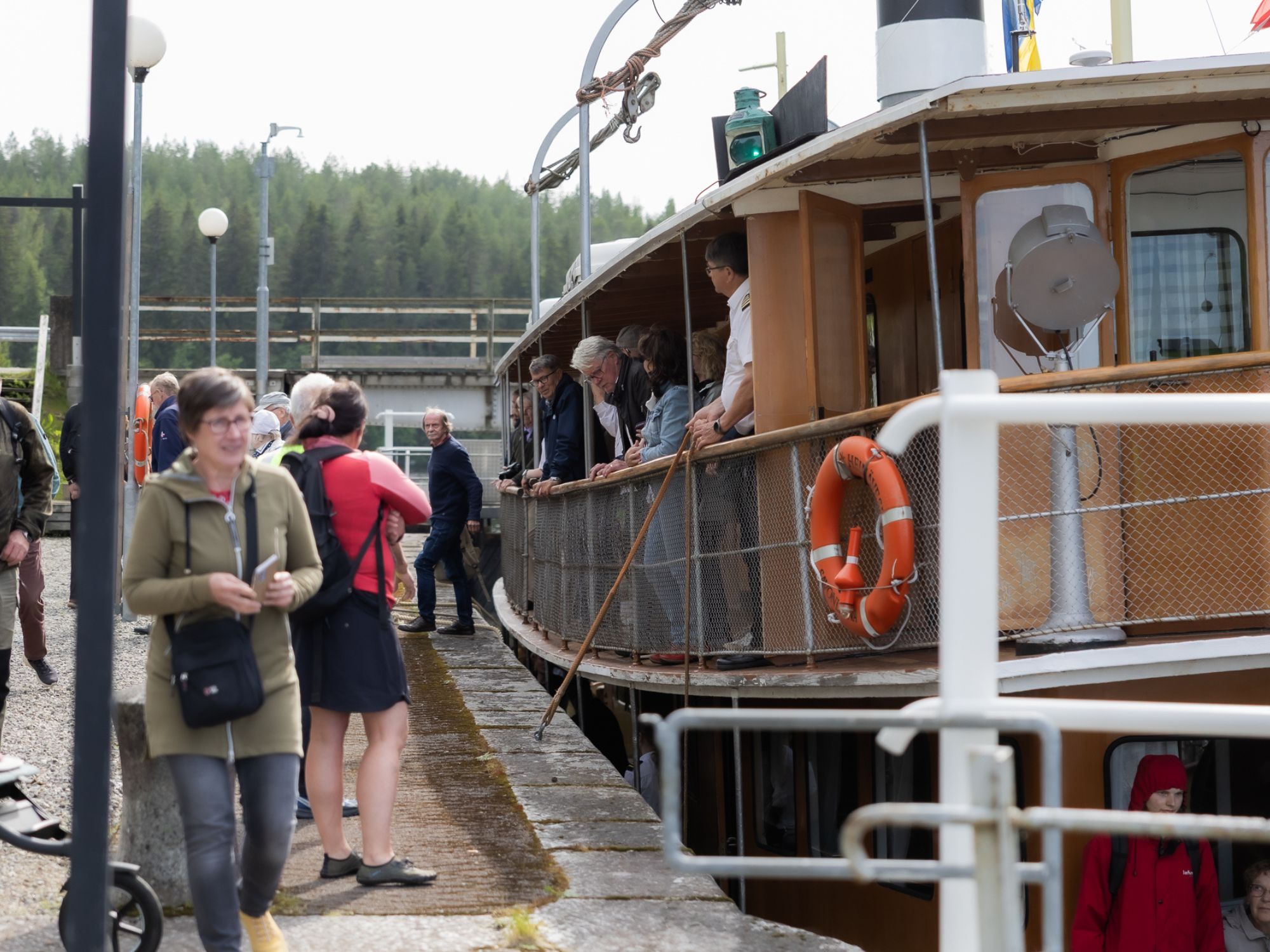 s/s Heinävesi laiva on Kerman kanavan sulussa